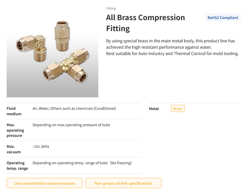 All Brass Compression Fitting Screenshot 2023 09 24 at 22 13 49 Fittings