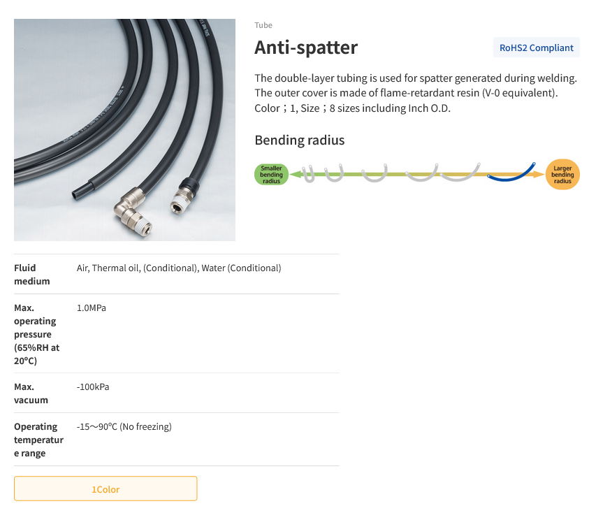 Screenshot 2023 09 25 at 09 48 43 Tube PISCO PNEUMATIC EQUIPMENT