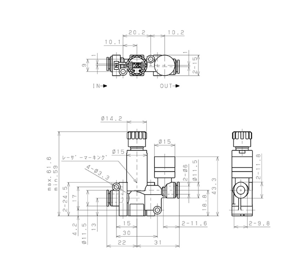 RVUMP6-6 Van điều áp PISCO rvump6 6 pisco2