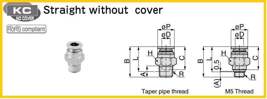 KC12-01-1 / M-KC10-02-1 PISCO kc12 01 1 m kc10 02 1
