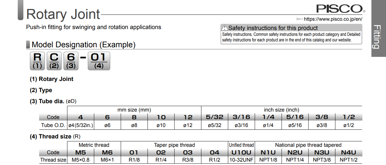 RL6-01 Đầu nối nhanh khí nén cong 90 độ PISCO rl6 01 dau noi nhanh khi nen cong 90 do pisco