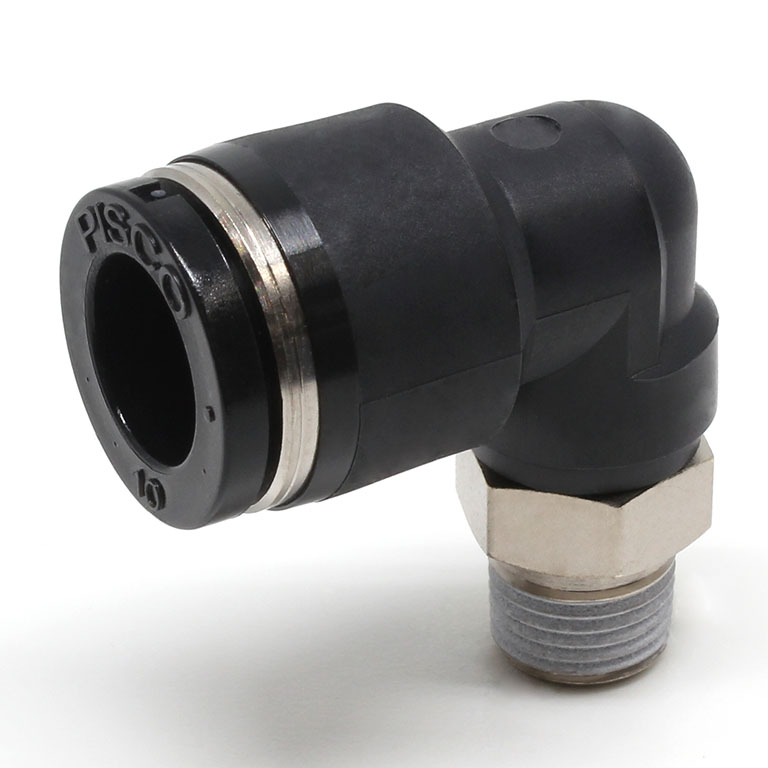 PL10-01 PISCO đầu nối khí nén cong loại tiêu chuẩn