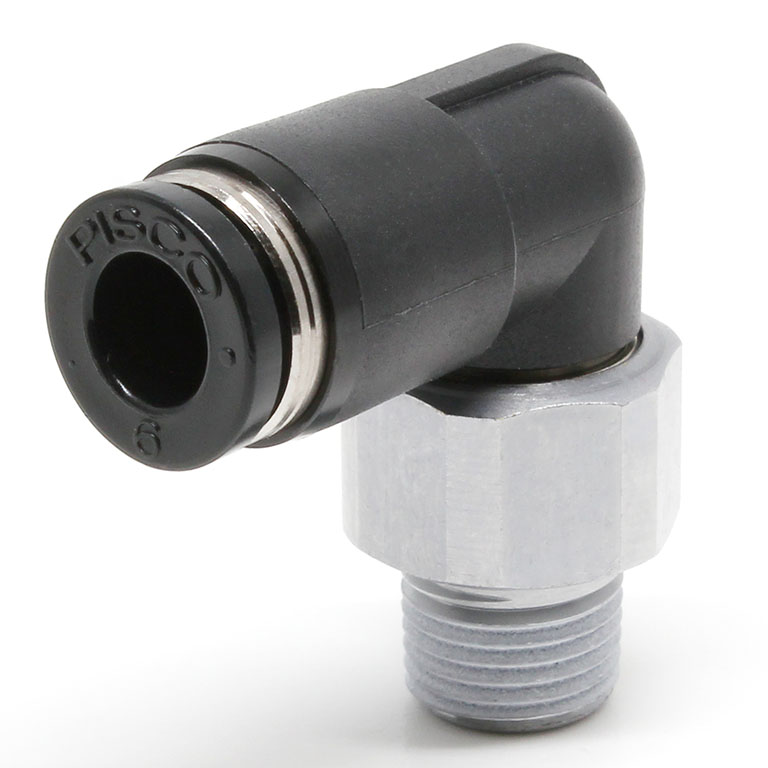 RL6-01 Đầu nối nhanh khí nén cong 90 độ PISCO rl6 01 dau noi nhanh khi nen cong 90 do pisco