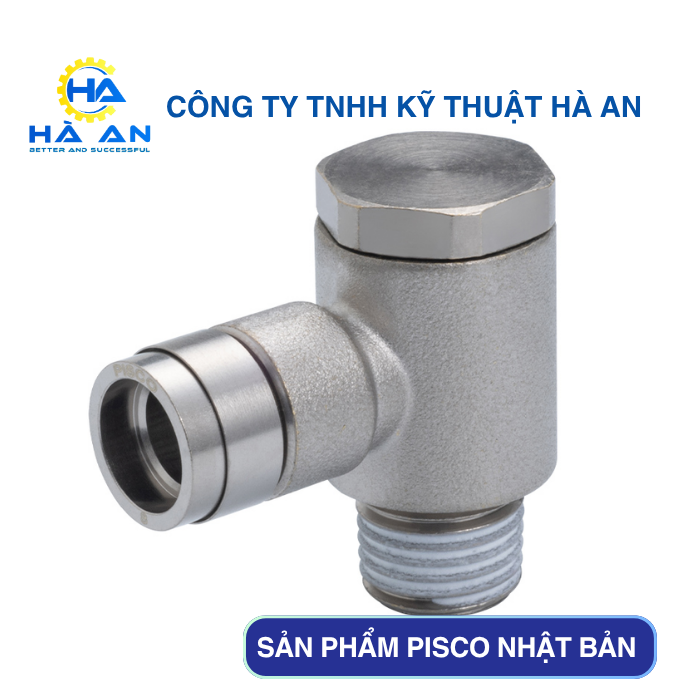 KH8-02 – Đầu nối khí nén khớp nối đồng mạ niken PISCO kh8 02 2