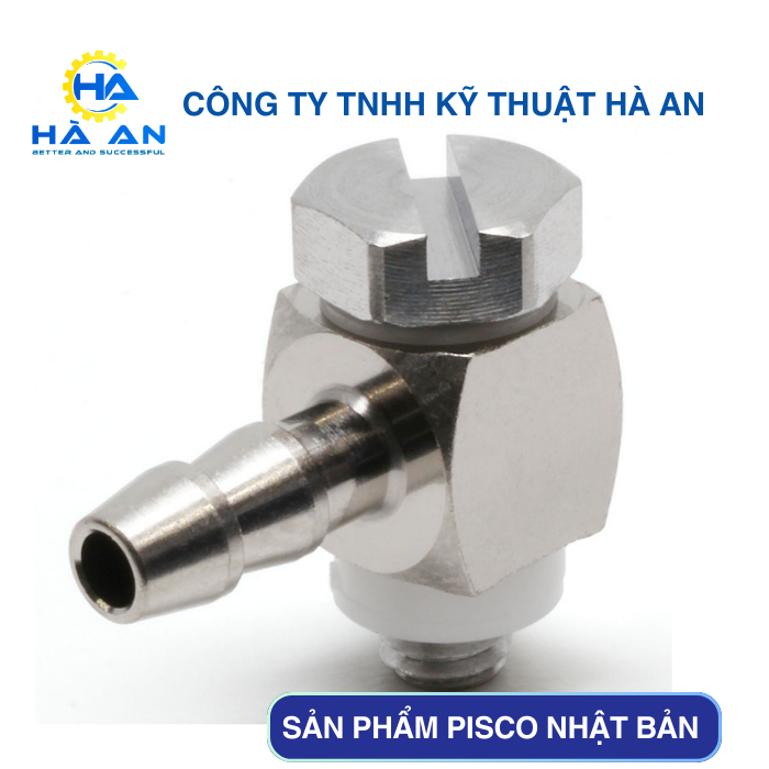 LH-0425-M3 Đầu nối khí nén khớp nối dạng khuỷu tay PISCO lh 0425 m3 pisco 1
