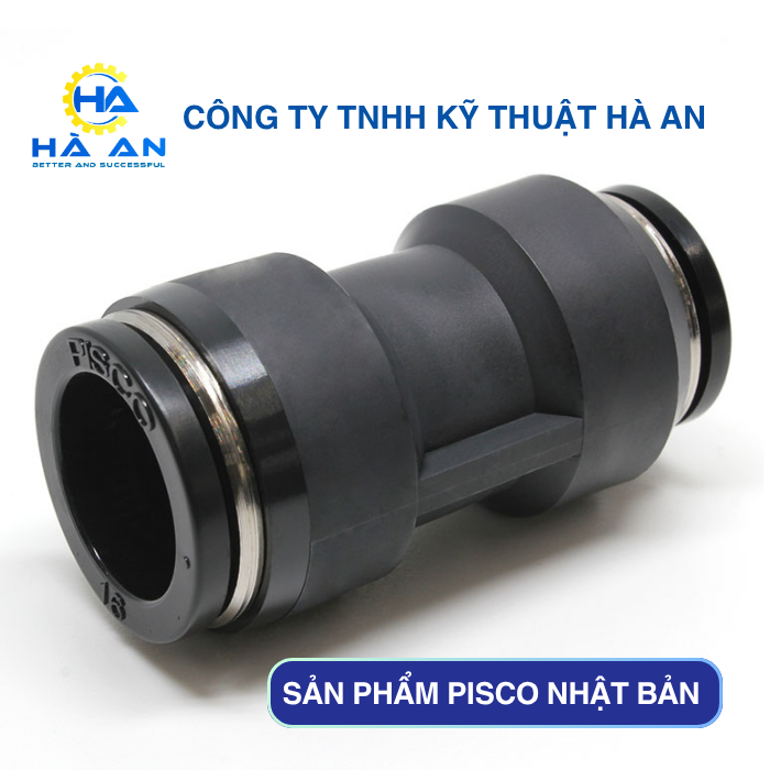 PG16-12 Đầu nối khí nén khớp nối thẳng 16mm-12mm PISCO pg16 12 dau noi thang 16mm 12mm pisco 1