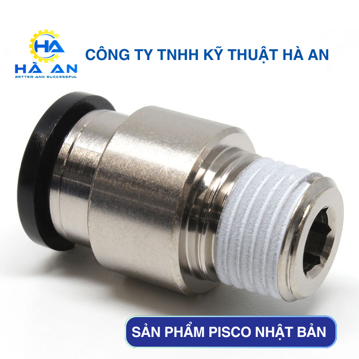 POC10-02 Đầu nối khí nén khớp nối thẳng PISCO POC10-02 Đầu nối khí nén khớp nối thẳng PISCO