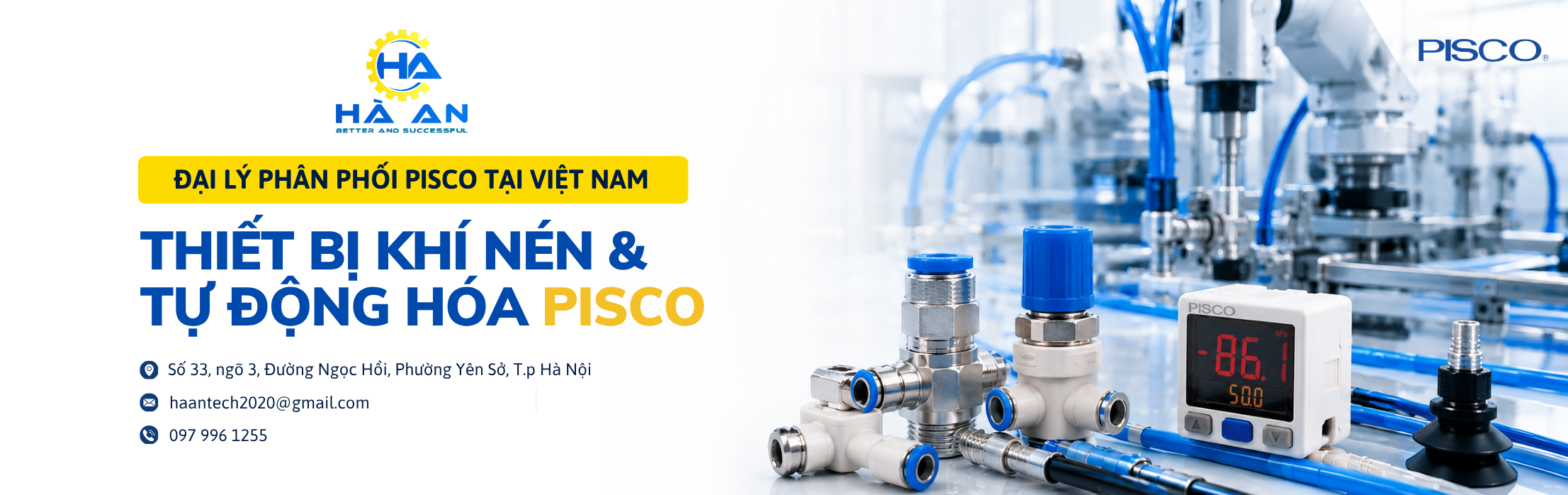 Trang chủ Thiet bi khi nen tu dong hoa Pisco 1